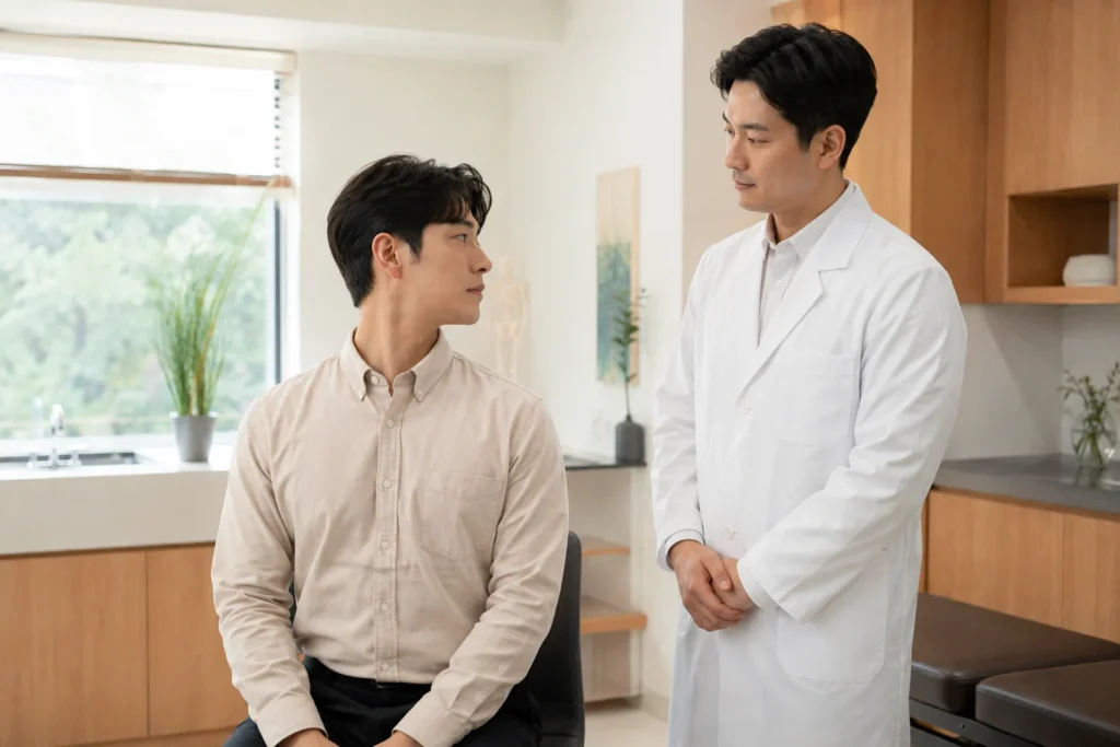 목 통증 추나요법 안전 확인 자료