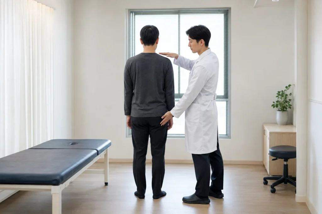 추나요법과 마사지 차이 평가와 상담 장면
